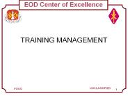 TRAINING MANAGEMENT