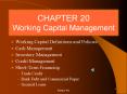This is the chapter core slideshow. ... Working Capital PowerPoint PPT Presentation