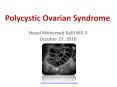 Polycystic Ovarian Syndrome PowerPoint PPT Presentation