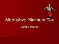 Alternative Minimum Tax Dante s Inferno AMT Formula Regular PowerPoint PPT Presentation