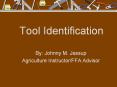 Tool Identification PowerPoint PPT Presentation
