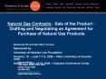 Natural Gas Contracts: Sale of the Product -Drafting and