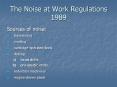 The Noise at Work Regulations 1989 PowerPoint PPT Presentation