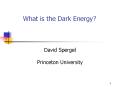 What is the Dark Energy? PowerPoint PPT Presentation