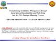 Transforming Installation Management through Integration of Sustainability and Well-Being into the IMA Strategic Planning Process  SECURE THE MISSION – SUSTAIN THE FUTURE PowerPoint PPT Presentation