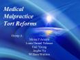 Medical Malpractice Tort Reforms PowerPoint PPT Presentation