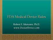 FDA Medical Device Rules