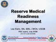 Reserve Medical Readiness Management PowerPoint PPT Presentation