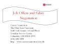 Job Offers and Salary Negotiation PowerPoint PPT Presentation