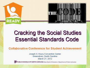  Cracking the Social Studies Essential Standards Code