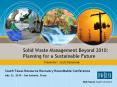 Solid Waste Management Beyond 2010: Planning for a PowerPoint PPT Presentation