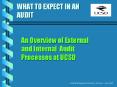 An Overview of External and Internal Audit Processes at UCSD PowerPoint PPT Presentation