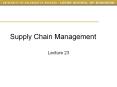 Supply Chain Management PowerPoint PPT Presentation