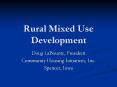 Rural Mixed Use Development PowerPoint PPT Presentation