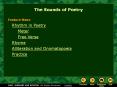 The Sounds of Poetry Feature Menu Rhythm in Poetry Meter PowerPoint PPT Presentation
