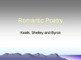 Romantic Poetry PowerPoint PPT Presentation