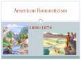 American Romanticism PowerPoint PPT Presentation