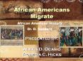 African-Americans Migrate PowerPoint PPT Presentation