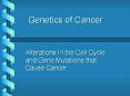 Genetics of Cancer PowerPoint PPT Presentation