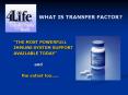 WHAT IS TRANSFER FACTOR? PowerPoint PPT Presentation