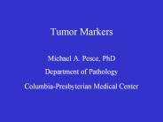 Tumor Markers
