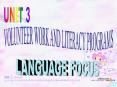 VOLUNTEER WORK AND LITERACY PROGRAMS PowerPoint PPT Presentation