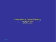 Introduction to Causal Inference PowerPoint PPT Presentation