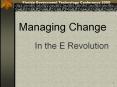 Managing Change PowerPoint PPT Presentation