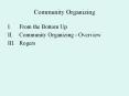 Community Organizing PowerPoint PPT Presentation