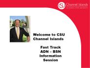 Welcome to CSU Channel Islands
