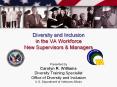 Diversity and Inclusion in the VA Workforce New Supervisors PowerPoint PPT Presentation