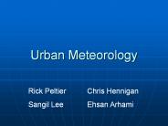 Urban Meteorology