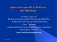 Watersheds, Non-Point Pollution, and Hydrology PowerPoint PPT Presentation