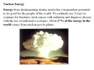 Nuclear Energy