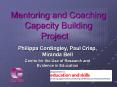 Mentoring and Coaching Capacity Building Project PowerPoint PPT Presentation