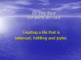 Dr Des Rice Executive & Life Coach PowerPoint PPT Presentation