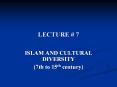 ISLAM AND CULTURAL DIVERSITY PowerPoint PPT Presentation