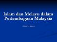 Islam dan Melayu dalam Perlembagaan Malaysia PowerPoint PPT Presentation