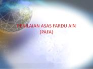 PENILAIAN ASAS FARDU AIN (PAFA)