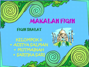 MAKALAH FIQIH