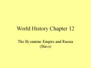 World History Chapter 12