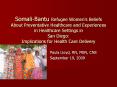 Somali-Bantu Refugee Women PowerPoint PPT Presentation