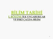 BILIM TARIHI