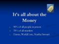 It’s all about the Money PowerPoint PPT Presentation