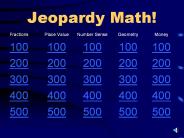 Jeopardy Math!