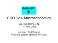 ECO 120- Macroeconomics PowerPoint PPT Presentation