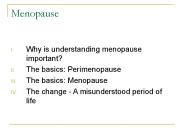 Menopause