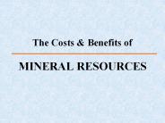 MINERAL RESOURCES