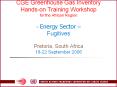 CGE Greenhouse Gas Inventory Hands-on Training Workshop for the African Region - Energy Sector  PowerPoint PPT Presentation