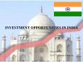 INVESTMENT OPPORTUNITIES IN INDIA Presented By, SAN PowerPoint PPT Presentation